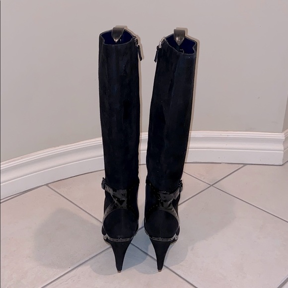 Brand New- Pollini (Italian) Suede Boots - Picture 2 of 6